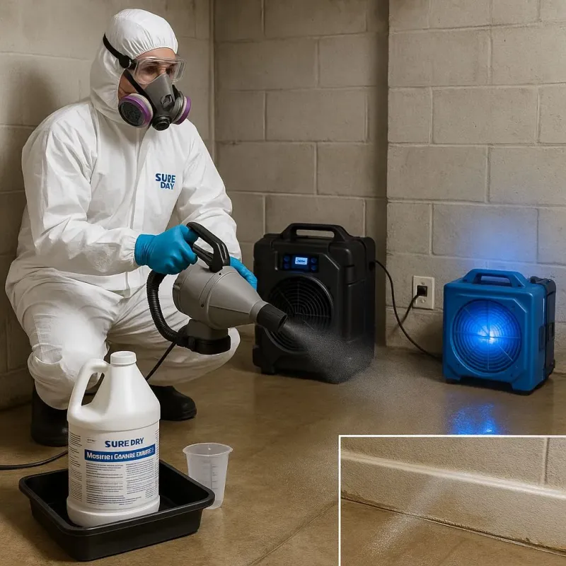 Sanitization and Odor Removal process in Freeport, ME